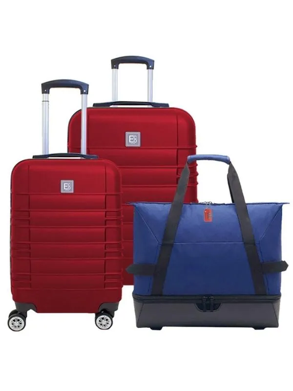 Santorini Premium Hardshell Luggage Set - 360 Spinner Wheels - 4 Pieces