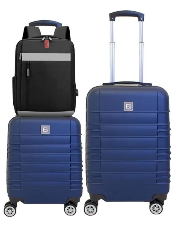 Santorini Premium Hardshell Luggage Set - 360 Spinner Wheels - 4 Pieces