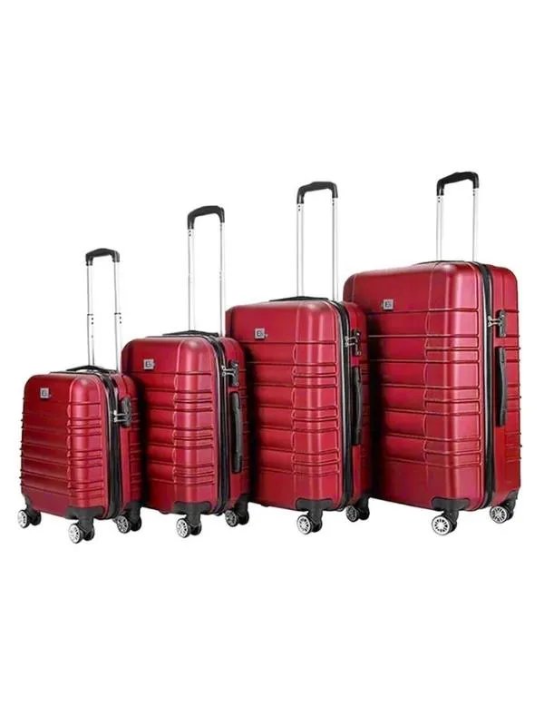 Santorini Premium Hardshell Luggage Set - 360 Spinner Wheels - 4 Pieces