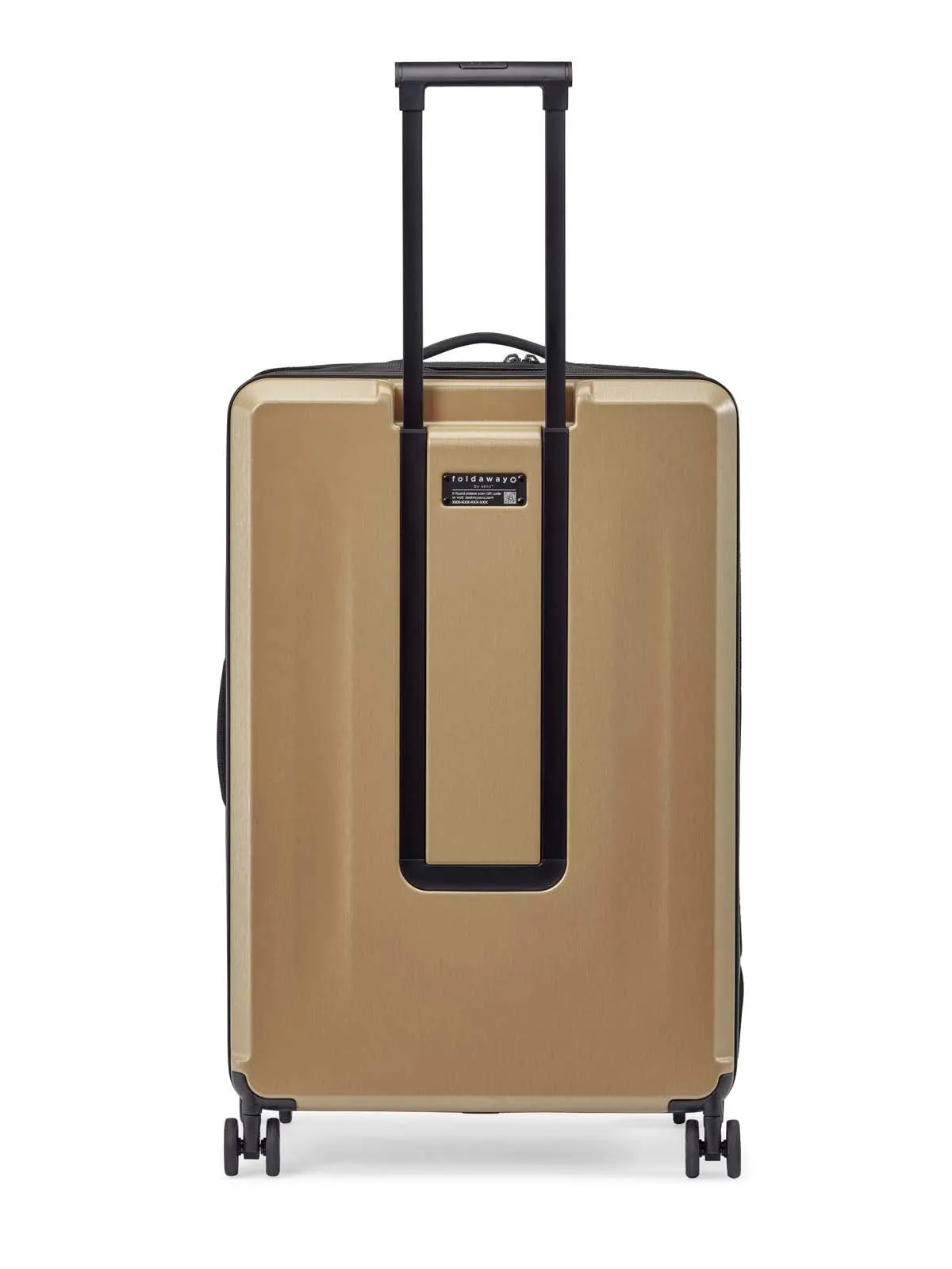 Senz° Foldaway Large Check In Trolley | Champagne Brown