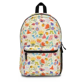 Springtime Whimsy: Ladybugs, Butterflies, and Blooming Flowers Lightweight Backpack