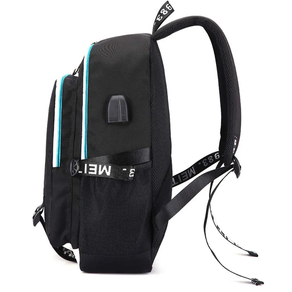 Stranger Things Backpack with USB Charging Port School Boys Girls Bookbag Laptop Backpack for Teens