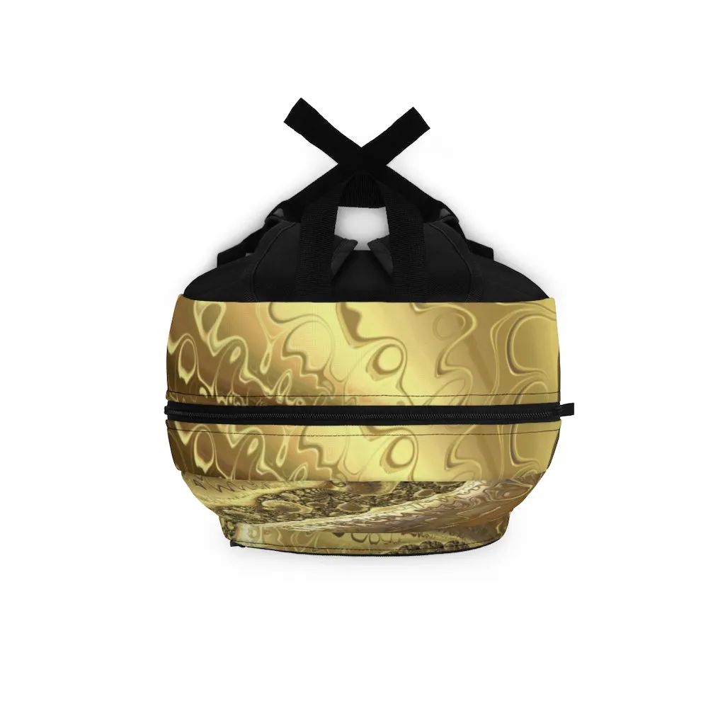 Swirling Gold Lightweight Backpack