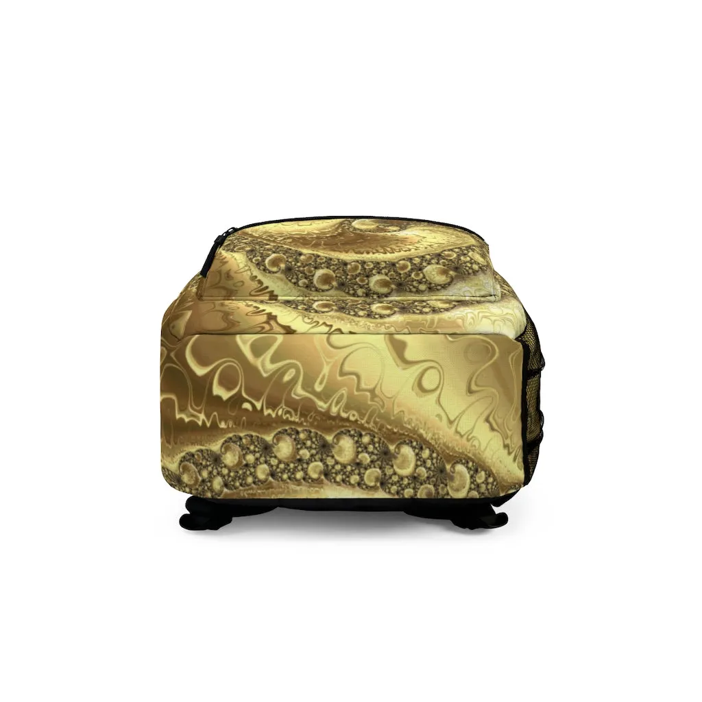 Swirling Gold Lightweight Backpack
