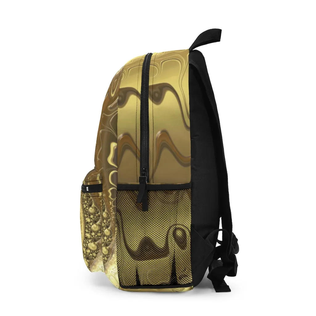Swirling Gold Lightweight Backpack