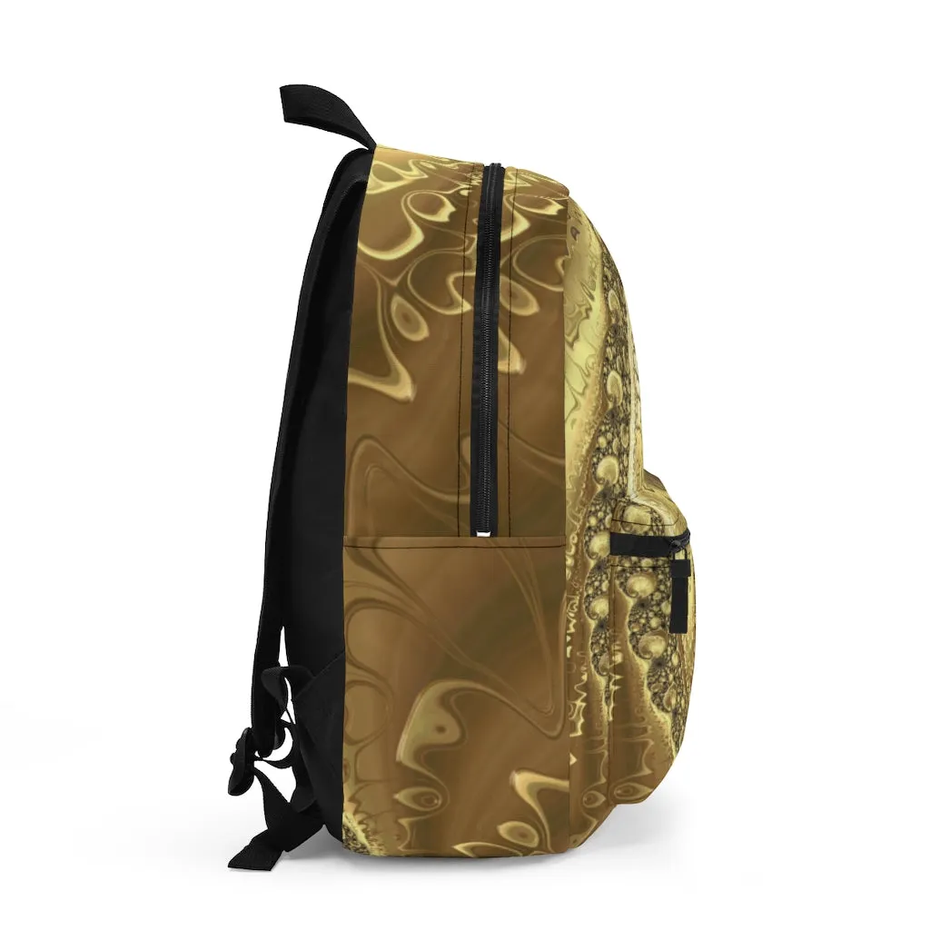 Swirling Gold Lightweight Backpack