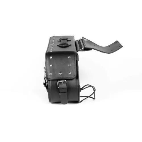 TEK LEATHER SADDLE BAG LUGGAGE AC43-TK