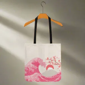 The Great Wave and Sakura Cloth Totes