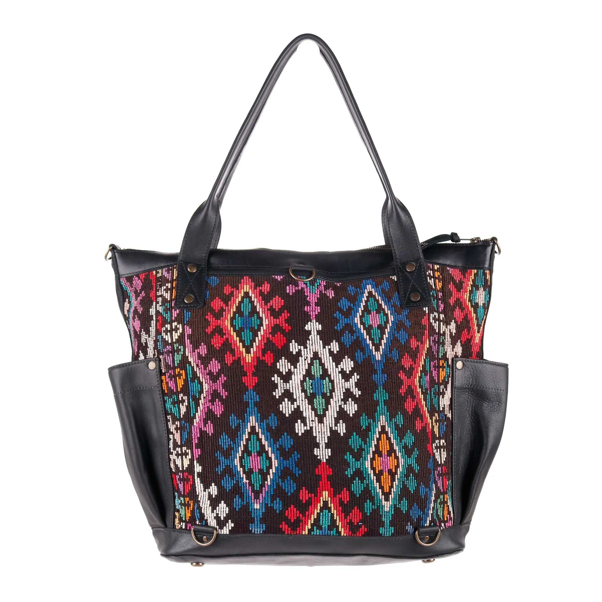 THE PERFECT BAG - OOAK HUIPIL - BLACK - NO. 12686