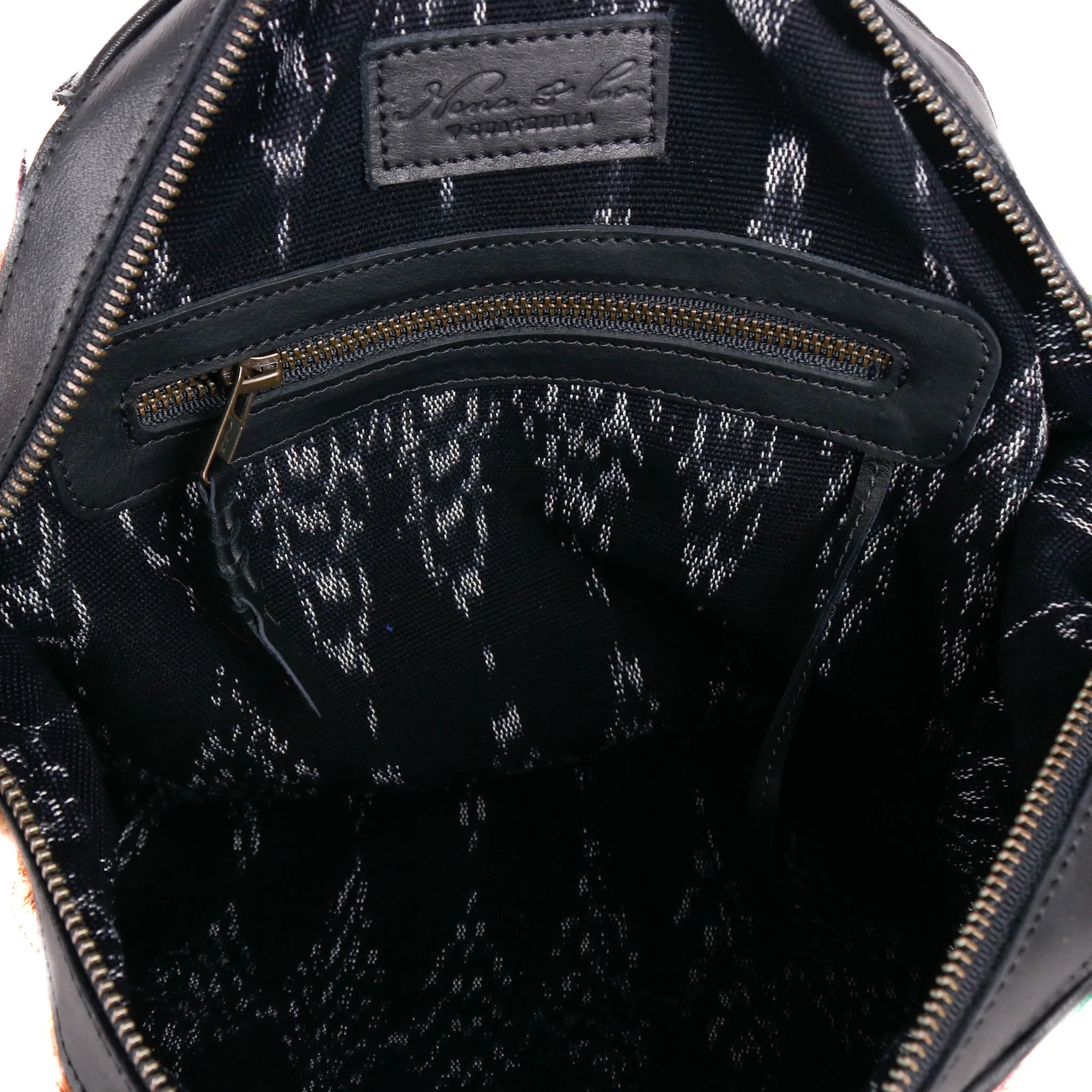 THE PERFECT BAG - OOAK HUIPIL - BLACK - NO. 12686
