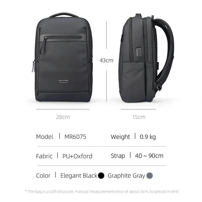 UrbanFlex Lite: Lightweight Backpack with Separate Computer Compartment Designed for Business