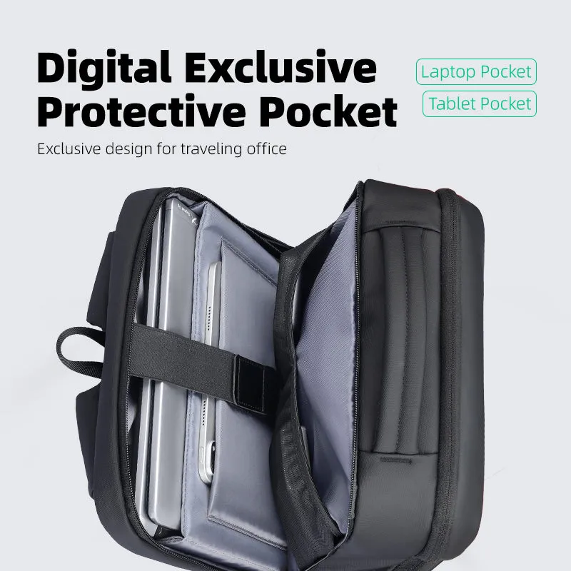 UrbanFlex Lite: Lightweight Backpack with Separate Computer Compartment Designed for Business
