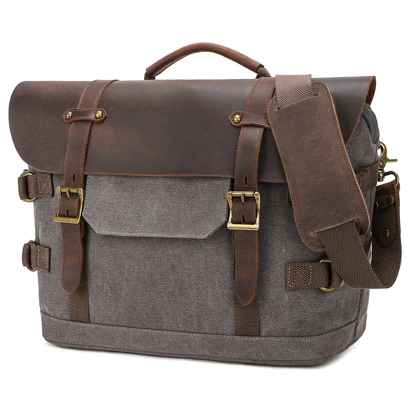 Vintage Canvas Shoulder Bag Men Messenger Bag