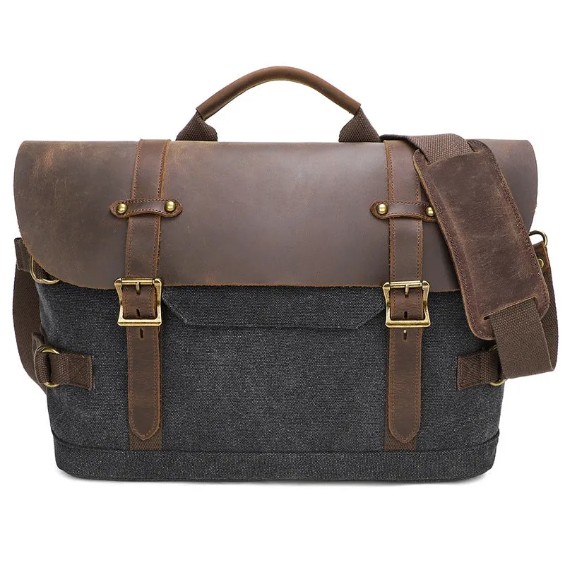 Vintage Canvas Shoulder Bag Men Messenger Bag