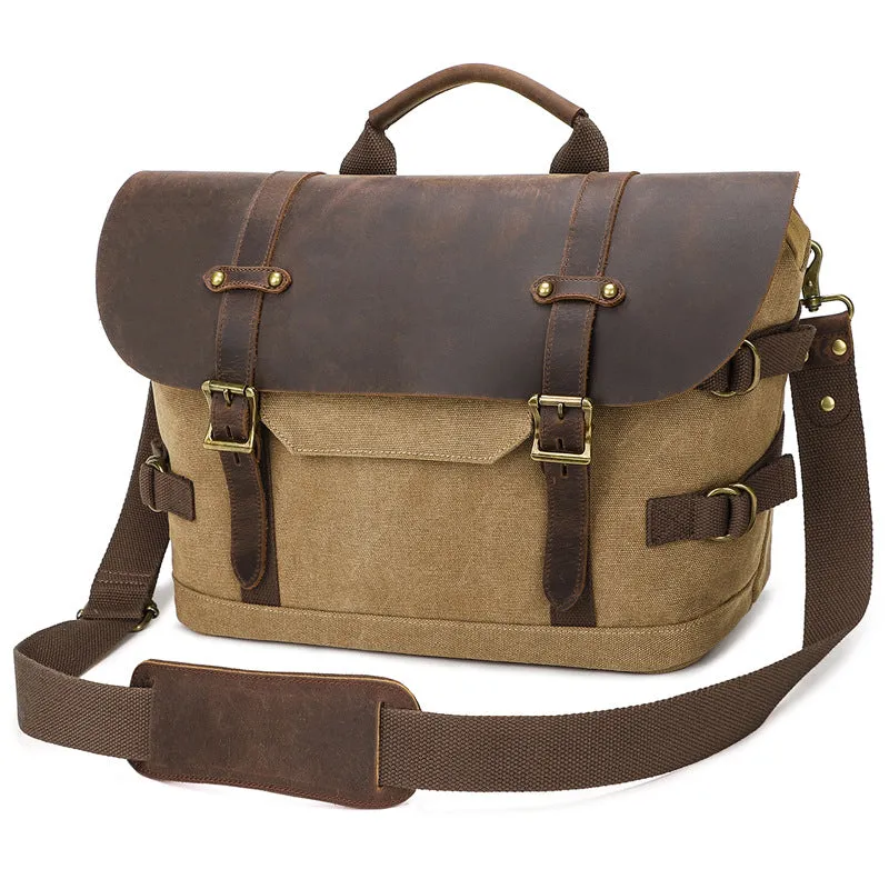 Vintage Canvas Shoulder Bag Men Messenger Bag