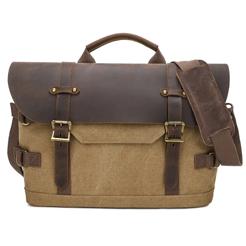 Vintage Canvas Shoulder Bag Men Messenger Bag
