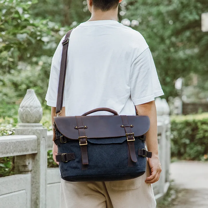 Vintage Canvas Shoulder Bag Men Messenger Bag