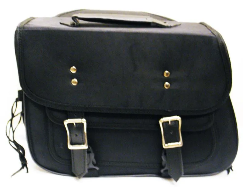 VS260 Vance Leather Medium Slant Textile Saddle Bag