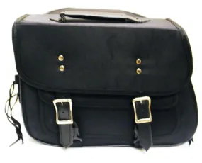 VS260 Vance Leather Medium Slant Textile Saddle Bag